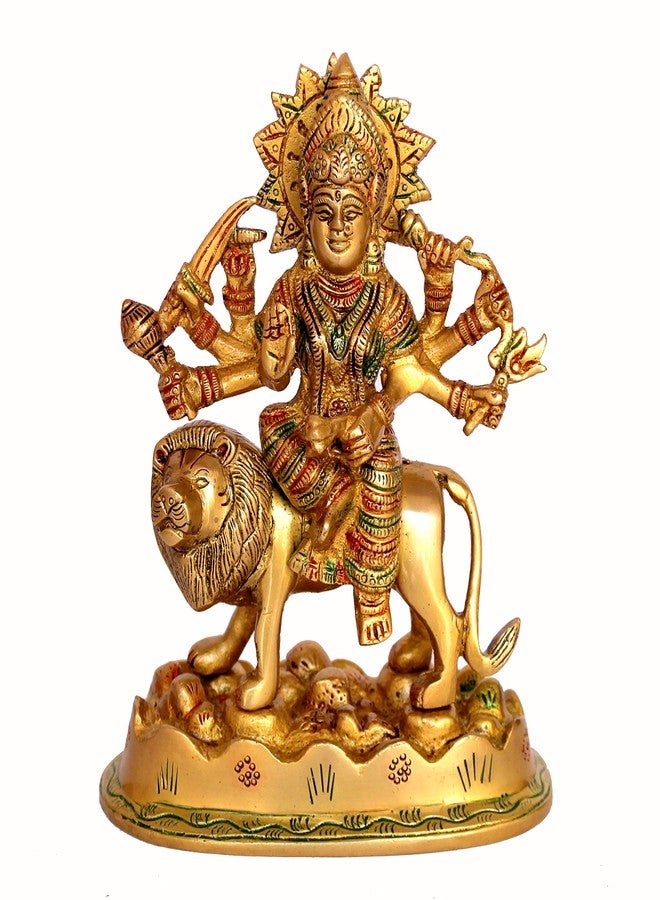 إسبلانيد تمثال نحاسي eSplanade Maa Durga MATA Rani Murti Idol (6.5 بوصة) - Image 3